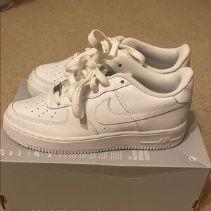 Nike Kids White Sneakers af1